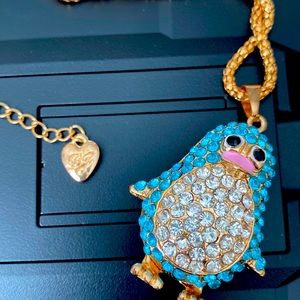 Betsey Johnson Penguin Necklace
